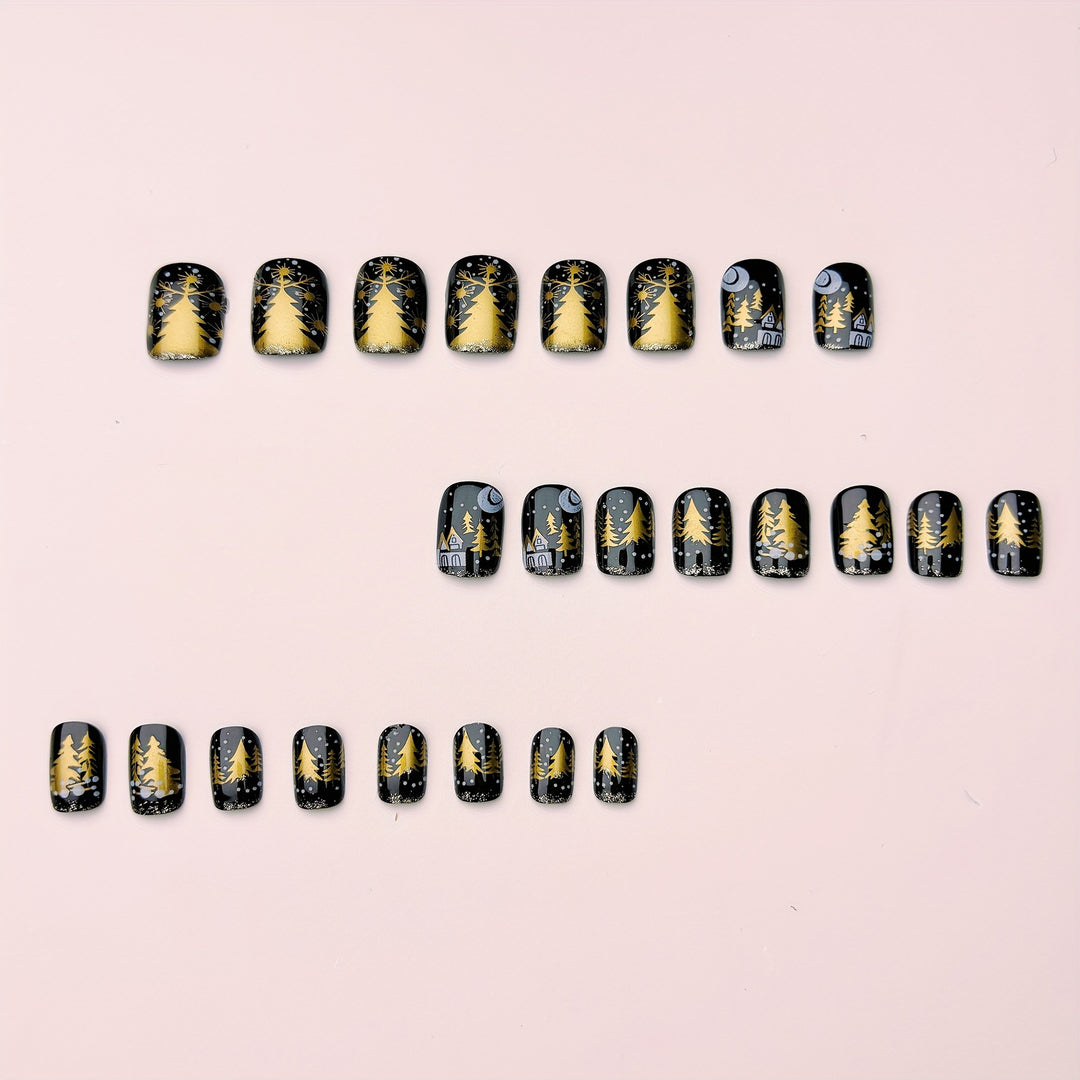 Elegante Winterliche Nagelkunst Karnz