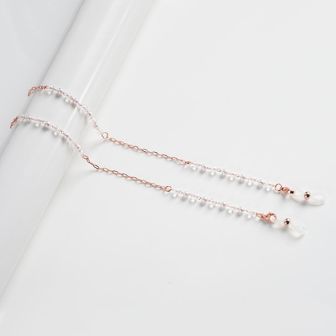 Eleganter Perlenkette Brillenhalter Karnz