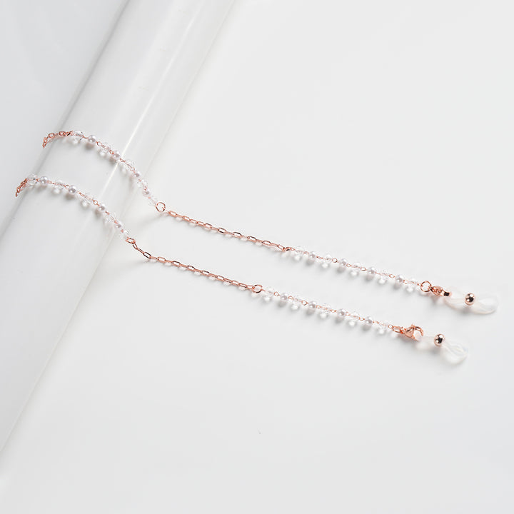Eleganter Perlenkette Brillenhalter Karnz