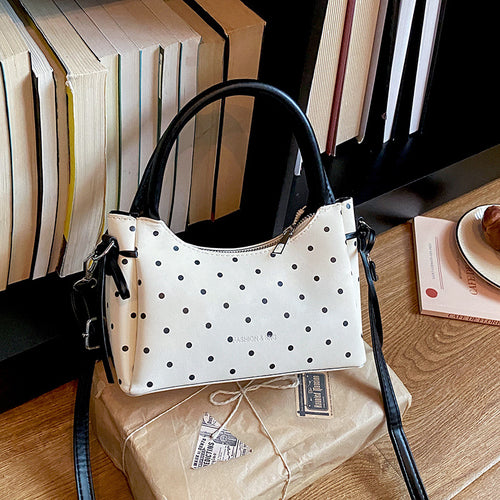 Polka Dot Stilvolle Mini-Handtasche