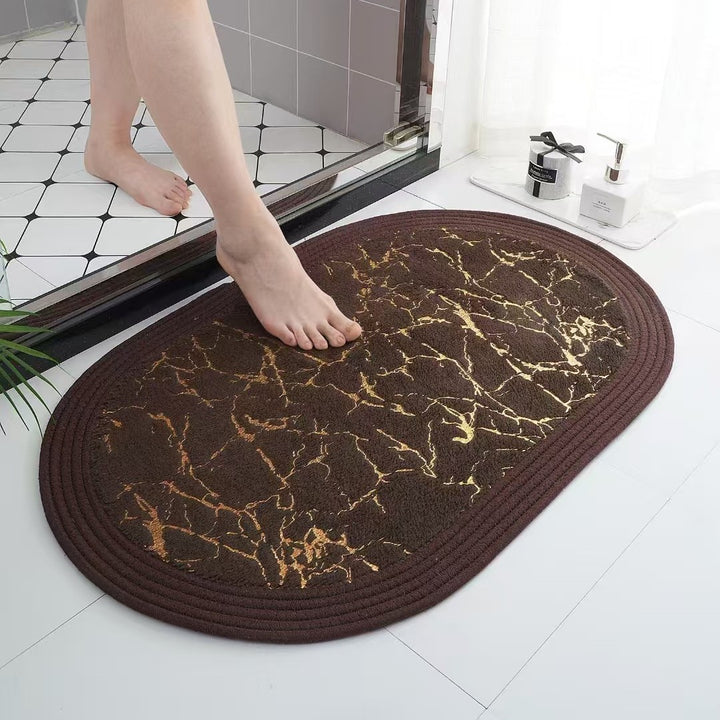 Luxuriöse Marmor Muster Badmatte