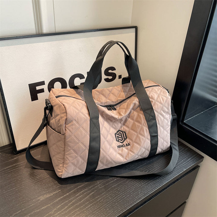Stylische gesteppt Sport-Duffel-Tasche