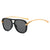 Damen sportliche Sonnenbrille mit breitem Kunststoffrahmen und UV-Schutz Karnz