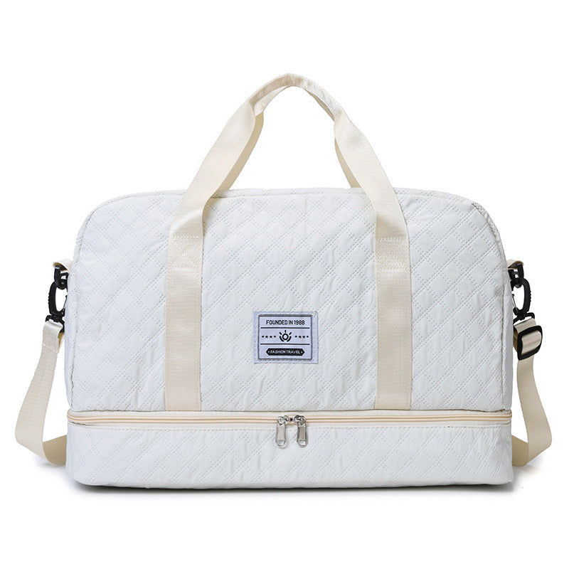 Stylische gesteppt Reis Duffle Bag Karnz