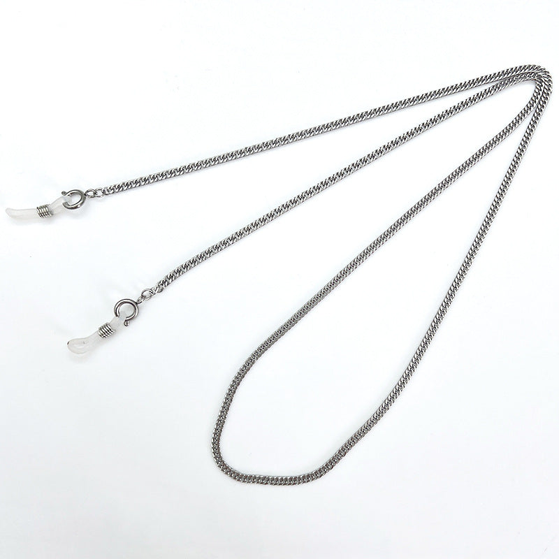 Metallic Brillen Kette Karnz