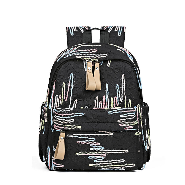 Stylischer Texturiertes Muster Rucksack
