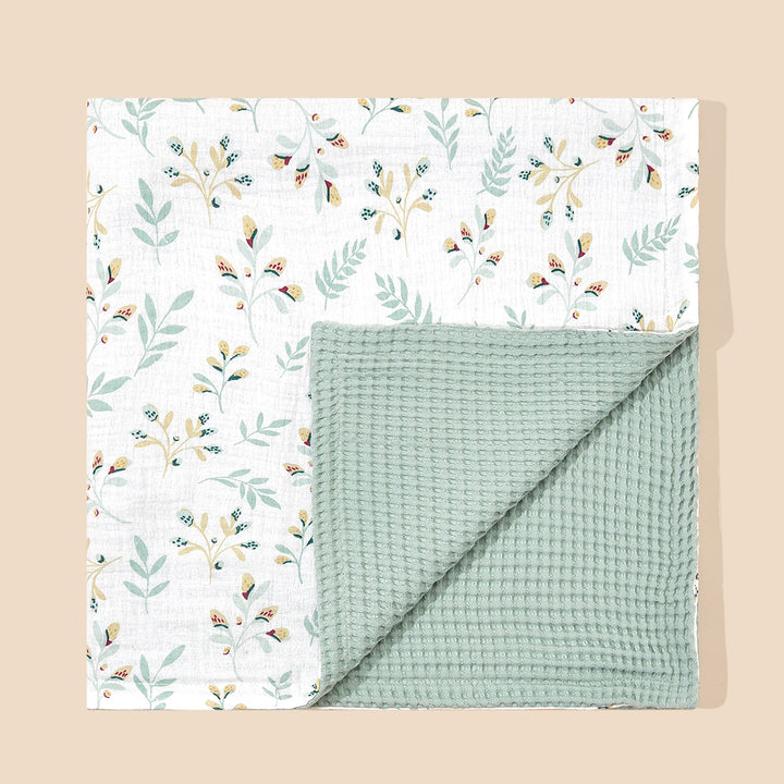 Dual-Texturiertes Musselin Babydecke Karnz