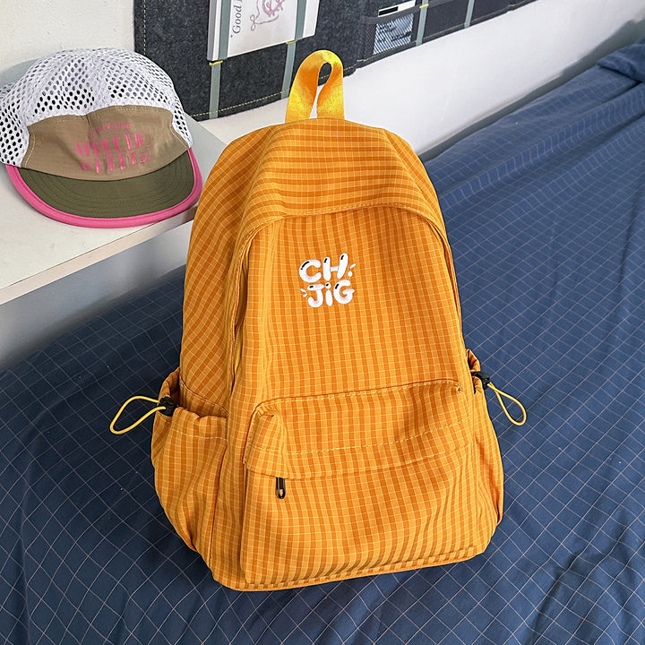 Stylische Karierter Rucksack Karnz
