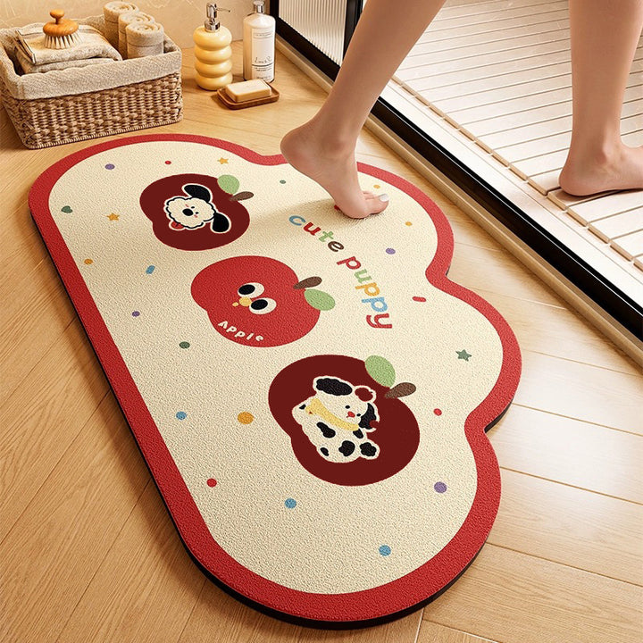 Niedlicher Tier-Motiv Memory Foam Badematte Karnz