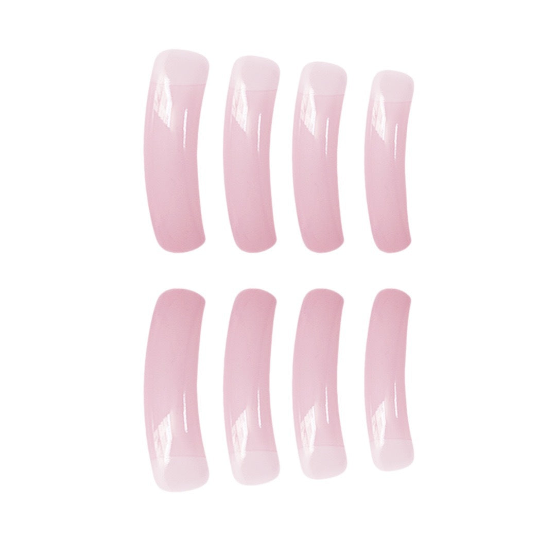 Premium Lange Transparente Press-On Nagelverlängerungen Karnz