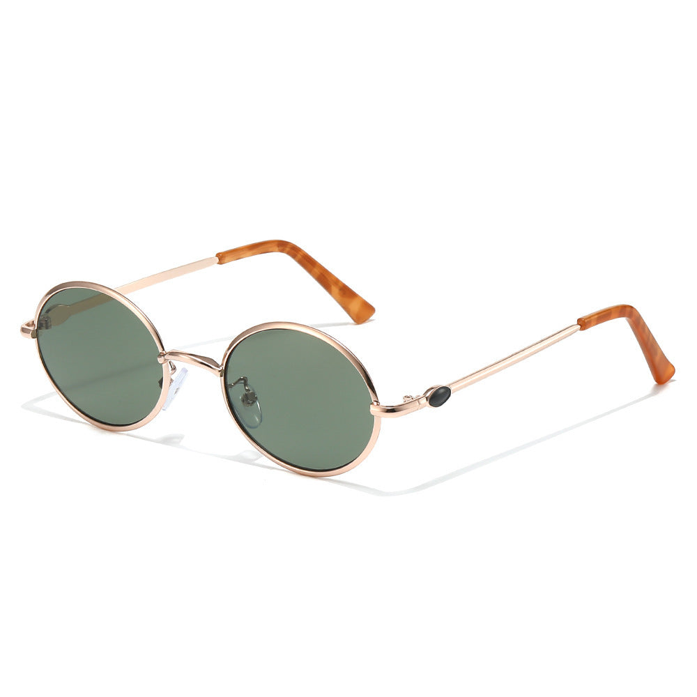 Retro Circle Frame Sonnenbrille Karnz