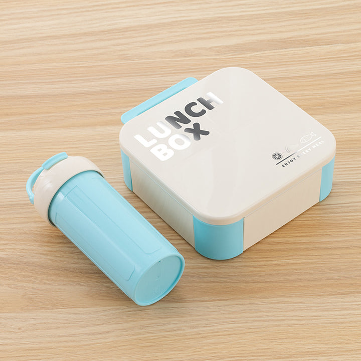 Isolierte Lunchbox-Set mit Wasserflasche
