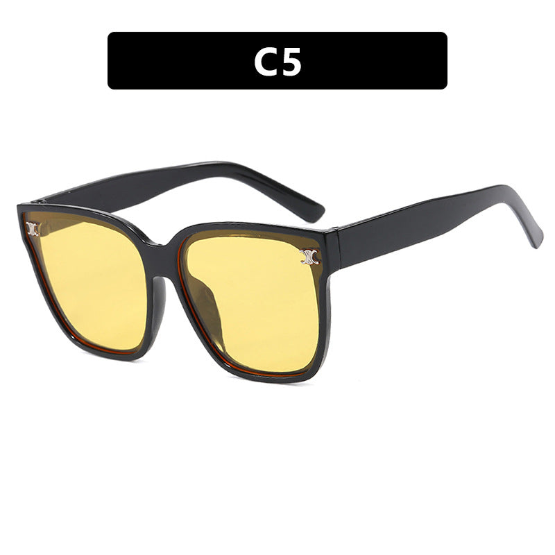 Damen modische quadratische Sonnenbrille mit hochwertigen, farbwechselnden Gläsern Karnz