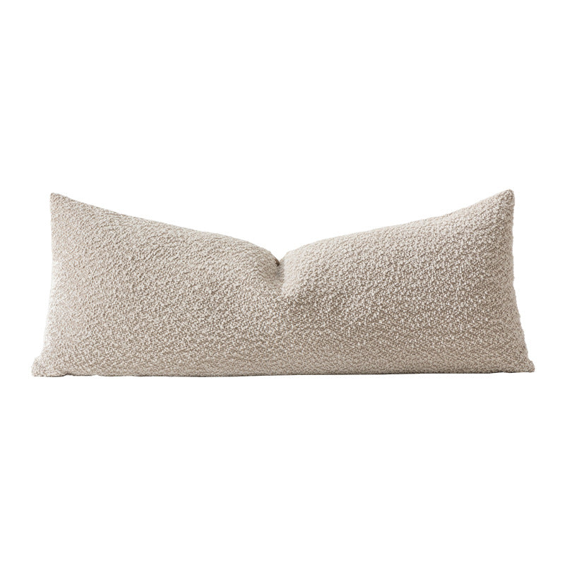 Extra-langes ergonomisches Bouclé-Lendenkissen