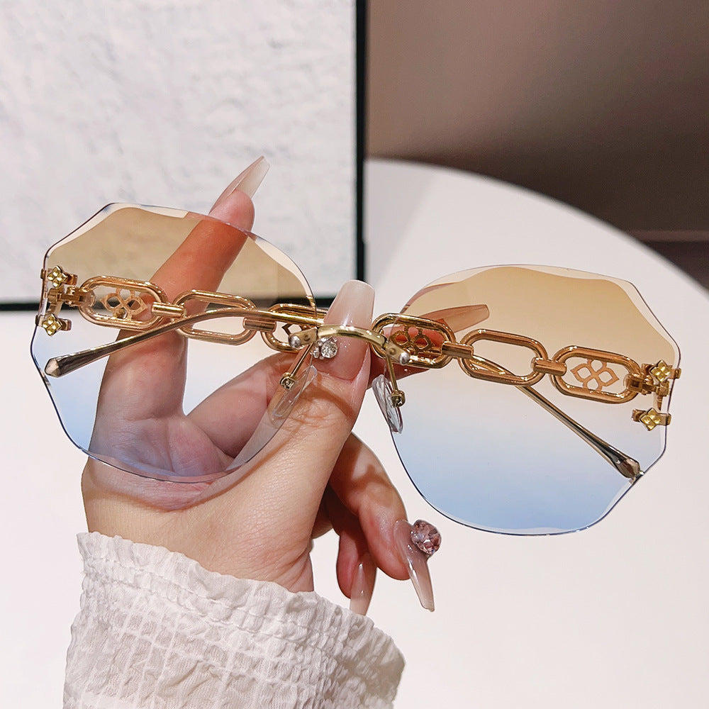 Elegante Übergroße Achteckige Sonnenbrille Karnz
