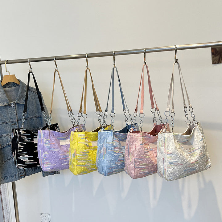 Bunte gestickte Hobo Tasche Karnz