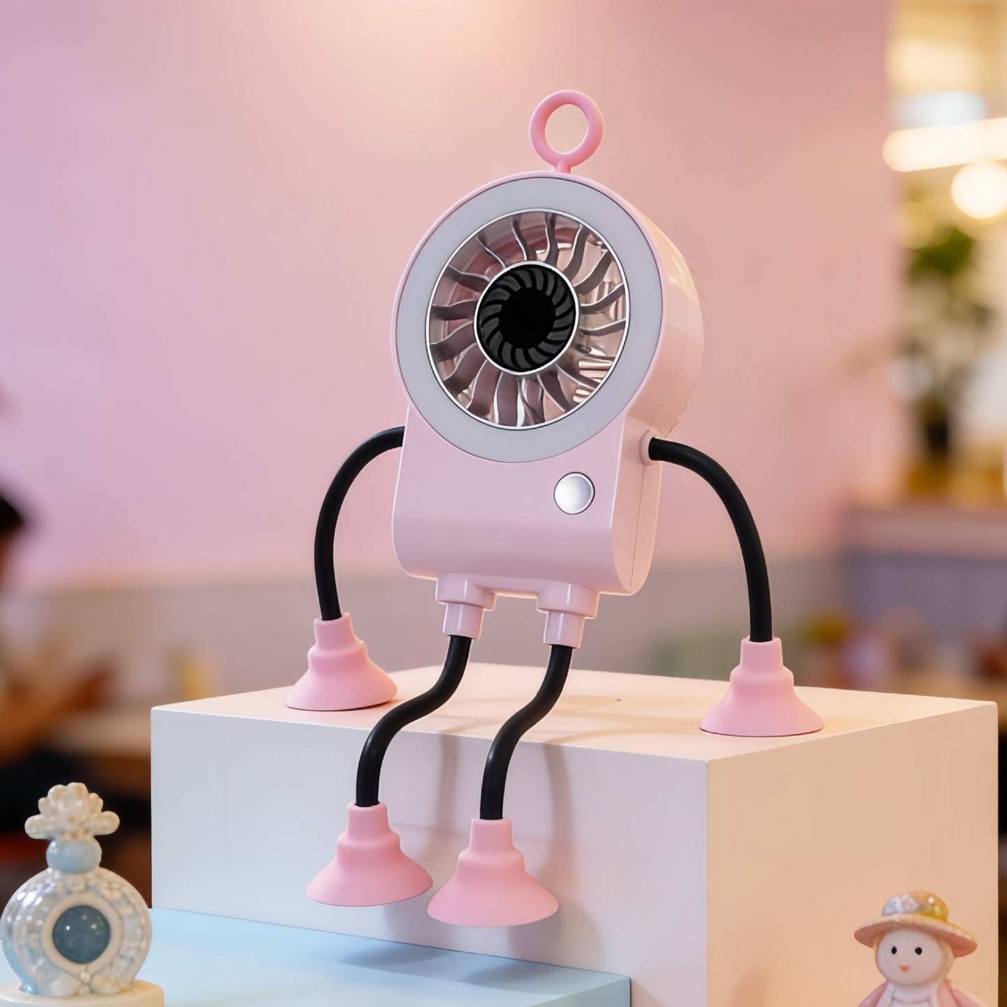 Unisex Kreativ Ventilator mit integrierter LED-Beleuchtung Karnz
