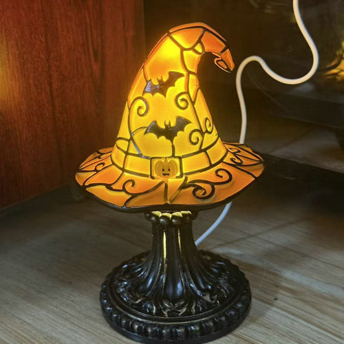 Dekorative Hexenhut Tischlampe Karnz