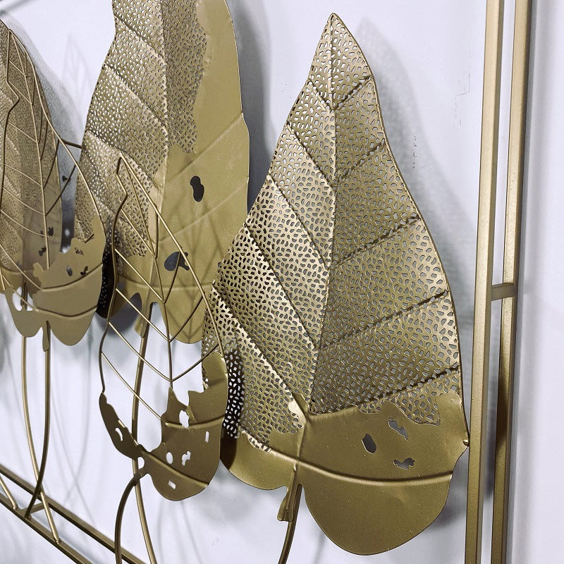 Dekorative Metallblatt-Wandkunstskulptur Karnz 1789208555