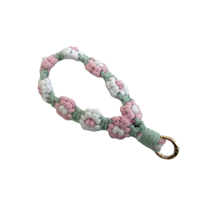 Floral Makramee Schlüsselanhänger Halter Karnz