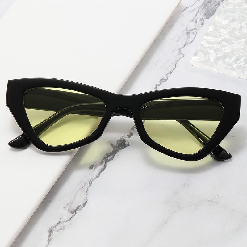 Damen trendige Cat-Eye Sonnenbrille Karnz