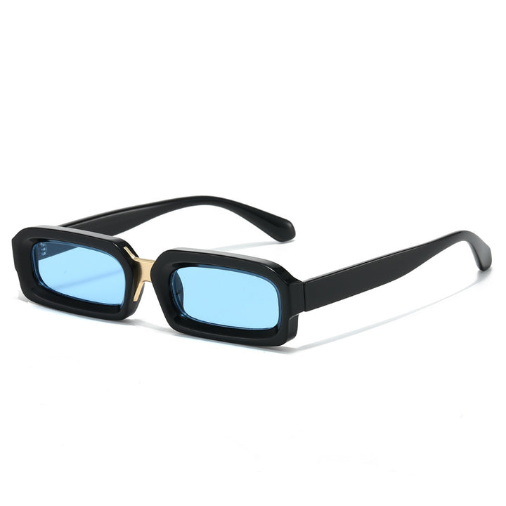 Schlanke rechteckige Rahmen-Sonnenbrille Karnz