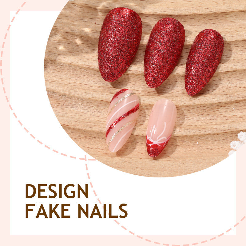 Kunstnagelset mit glitzernden und eleganten Design-Variationen Karnz