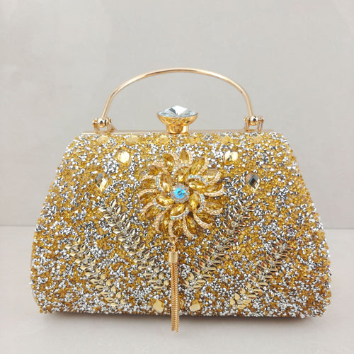 Dekorative florale Abendhandtasche