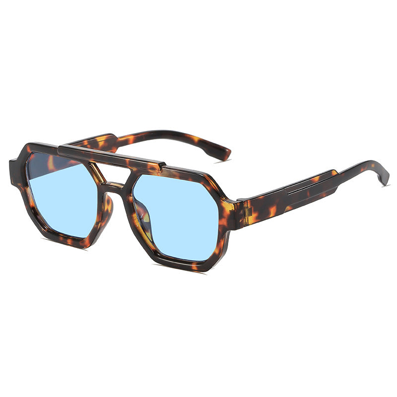 Stylische geometrische Rahmen Sonnenbrille Karnz