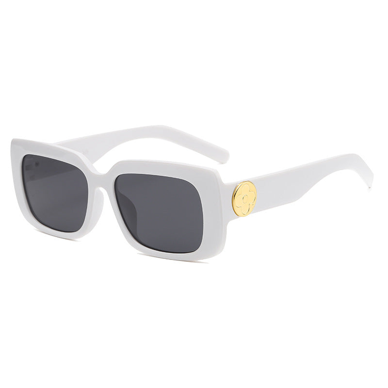 Damen Oversized Sonnenbrille mit luxuriösem transparenten Rahmen Karnz