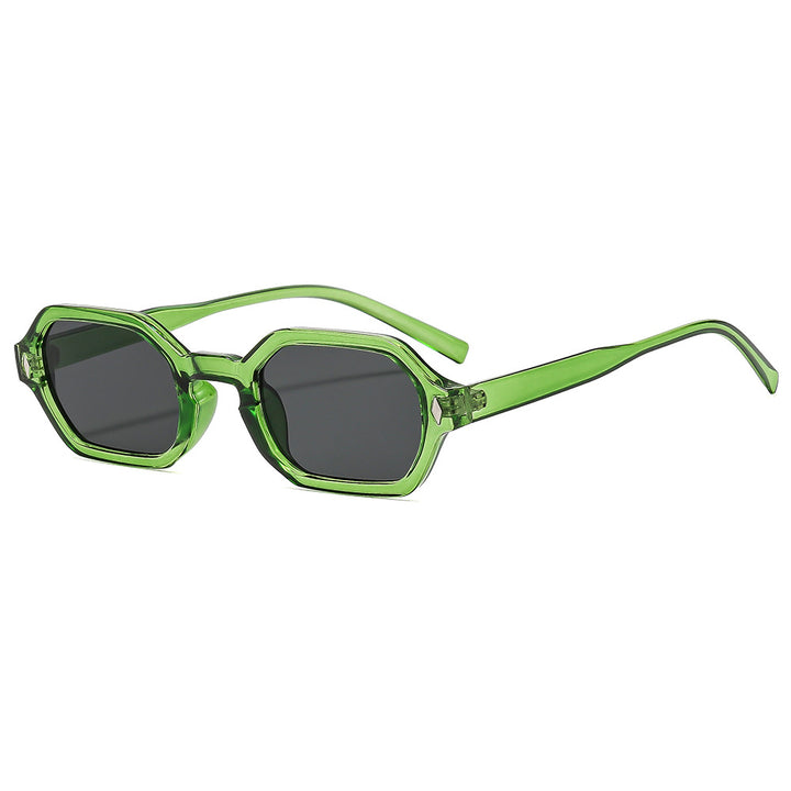 Damen stilvolle Sonnenbrille im modernen achteckigen Design mit UV-Schutz Karnz