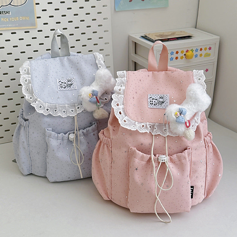 Charmanter Sternmuster-Rucksack Karnz
