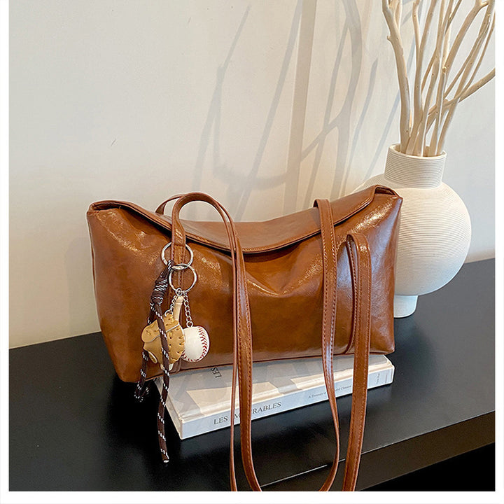 Stylische Leder Umhängetasche