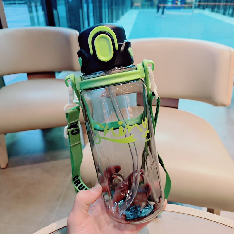 Damen Ergonomische Trinkflasche mit auslaufsicherem Deckel Karnz
