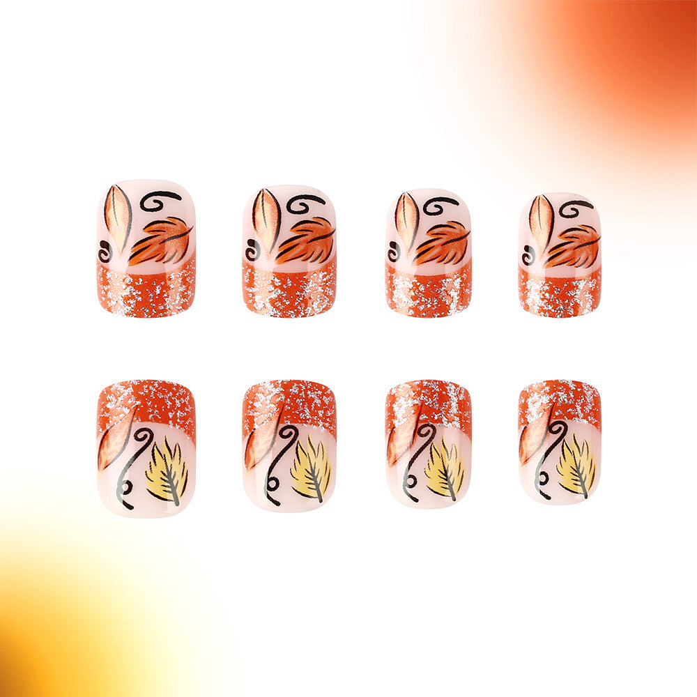 Herbst-Themen Gel-Nagelkunst Set Karnz