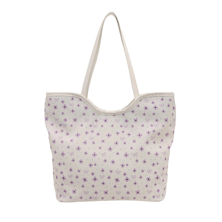 Blumenmuster Einkaufs-Totetasche Karnz