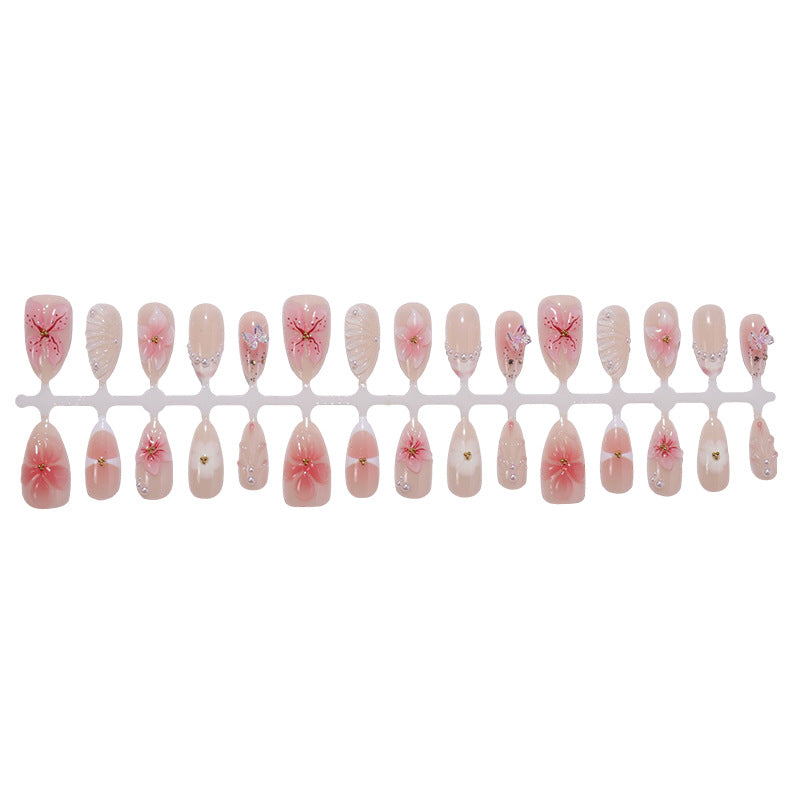 Dekoratives Floral Press-On Nagelkunst Set Karnz 1788495790