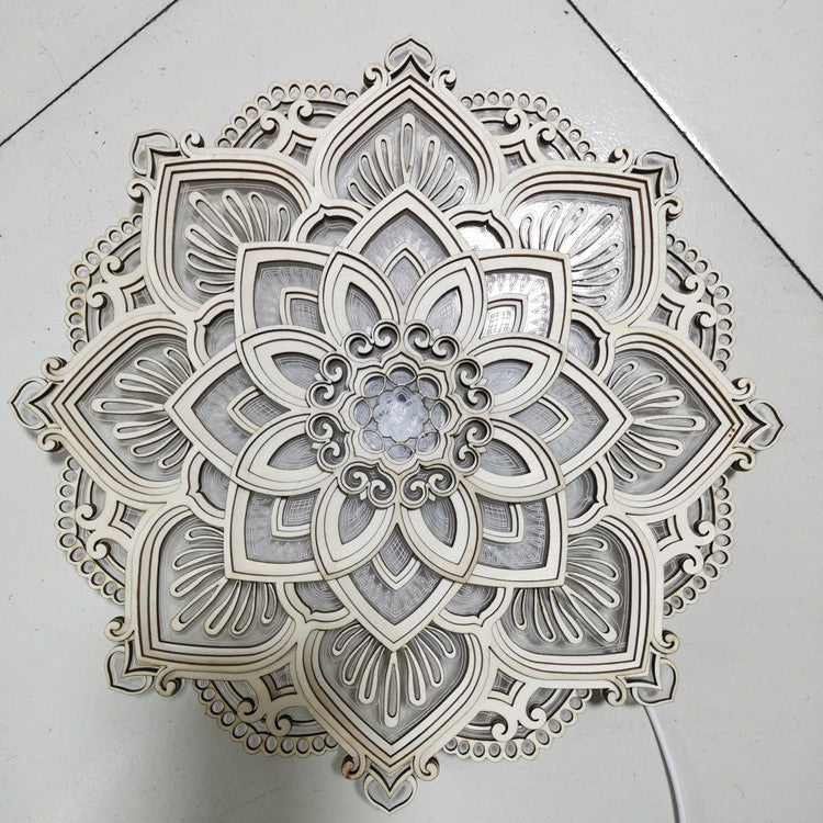 Aufwändig handgefertigtes dekoratives Mandala