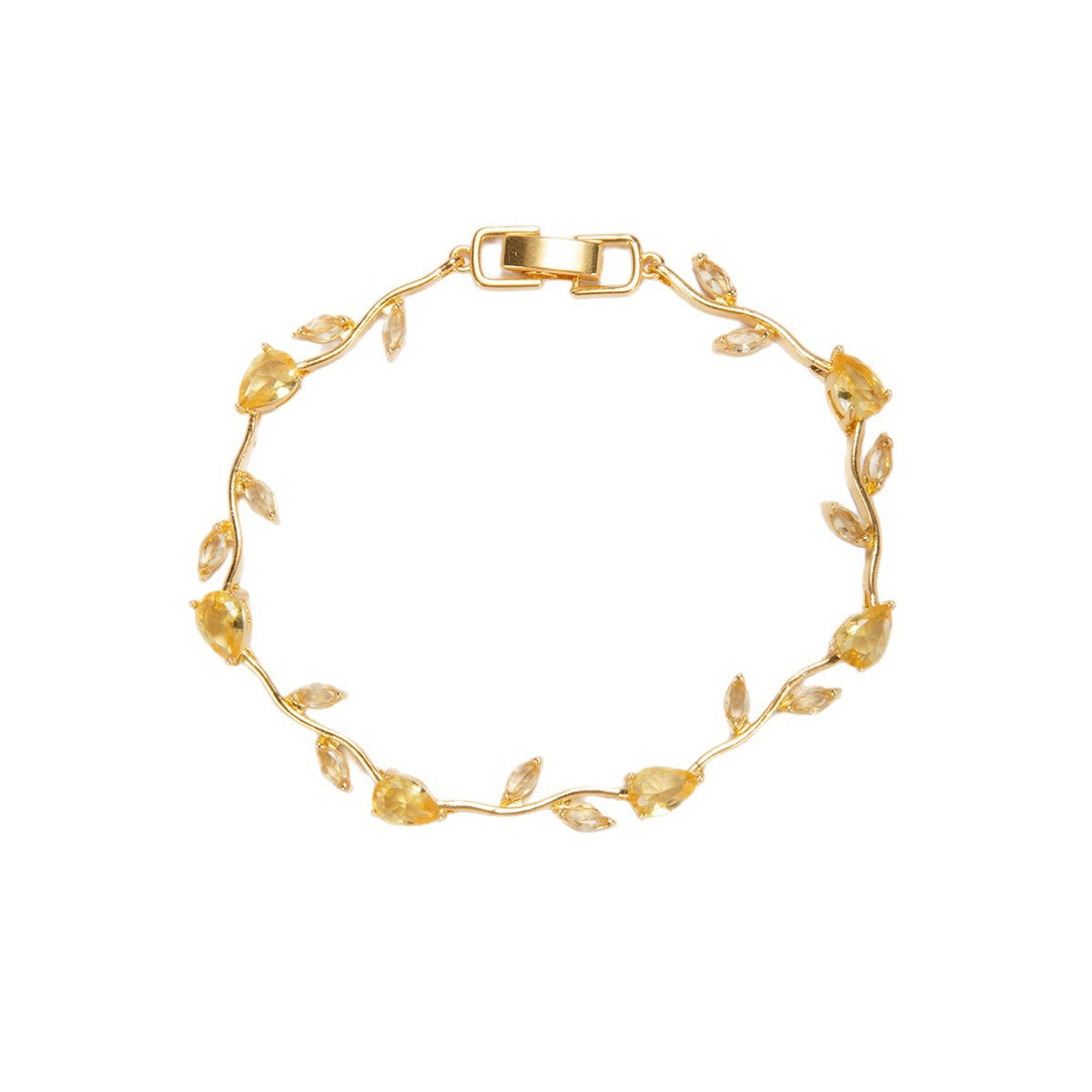 Elegante florale Design-Aussage-Armband Karnz