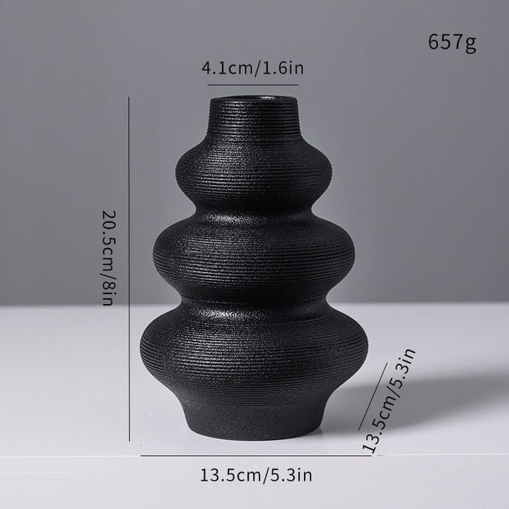 Strukturiert Modern Keramik Vase Karnz 1790368938