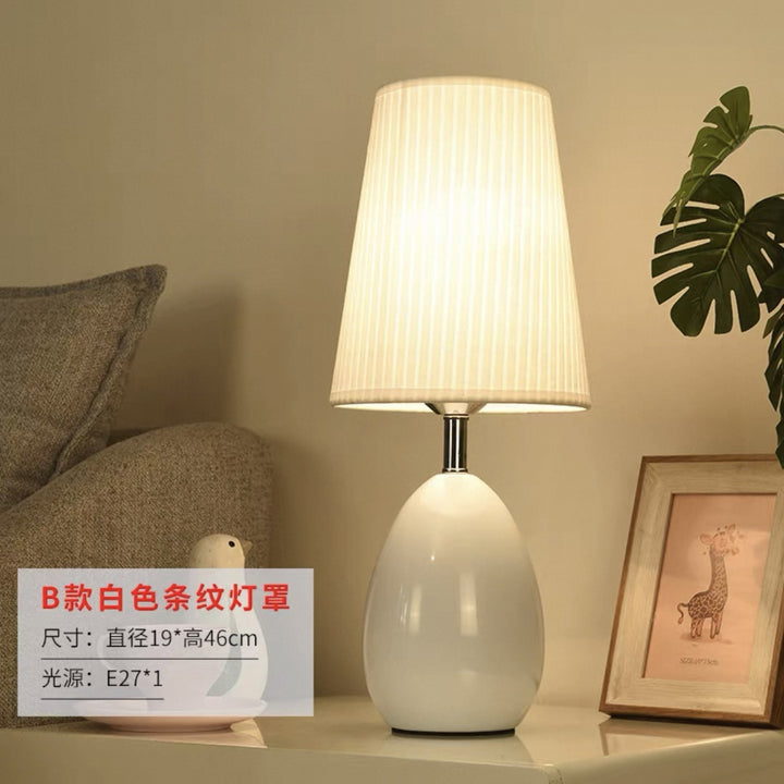 Elegante Keramik-Tischlampe