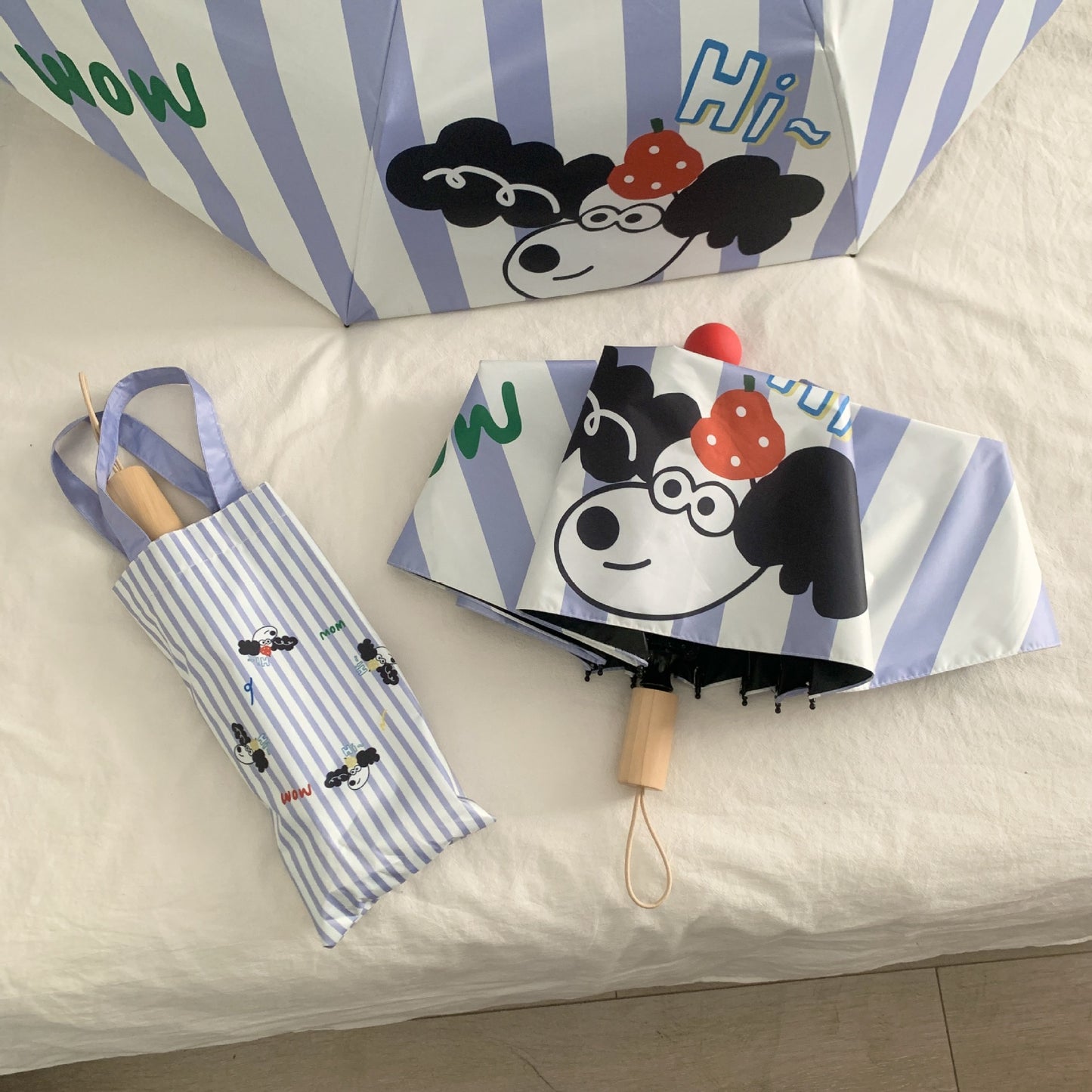 Damen kreativer Faltregenschirm mit verspieltem Tierdesign Karnz