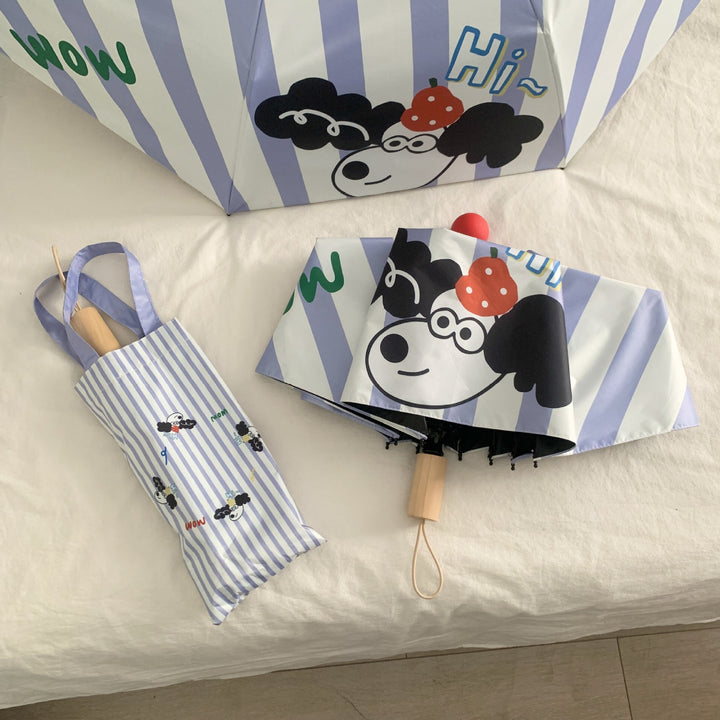 Damen kreativer Faltregenschirm mit verspieltem Tierdesign Karnz