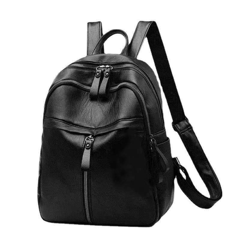 Stylischer Leder-Rucksack Karnz