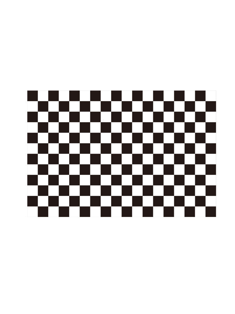 Abwaschbare Tischdecke mit kreisförmigem Retro-Print und PVC‑Beschichtung