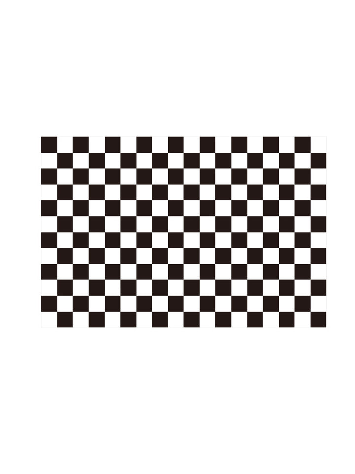 Abwaschbare Tischdecke mit kreisförmigem Retro-Print und PVC‑Beschichtung
