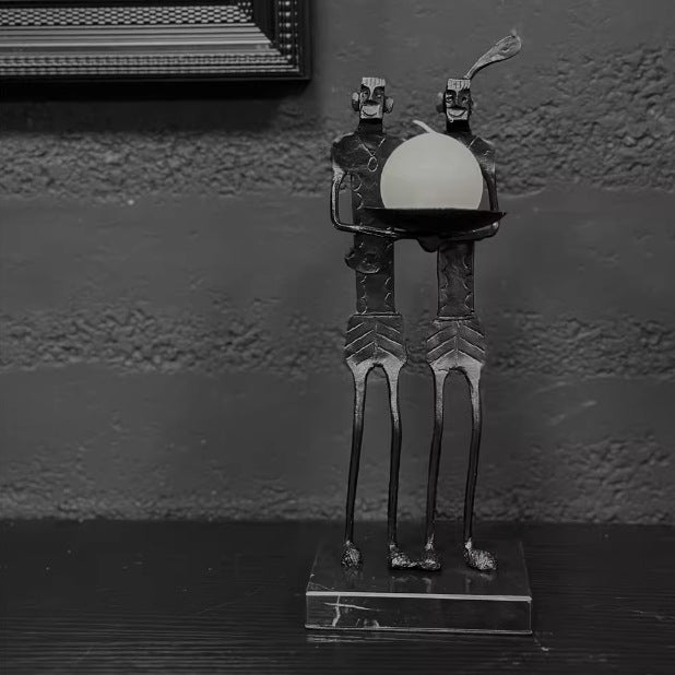 Dekorative Metallskulptur