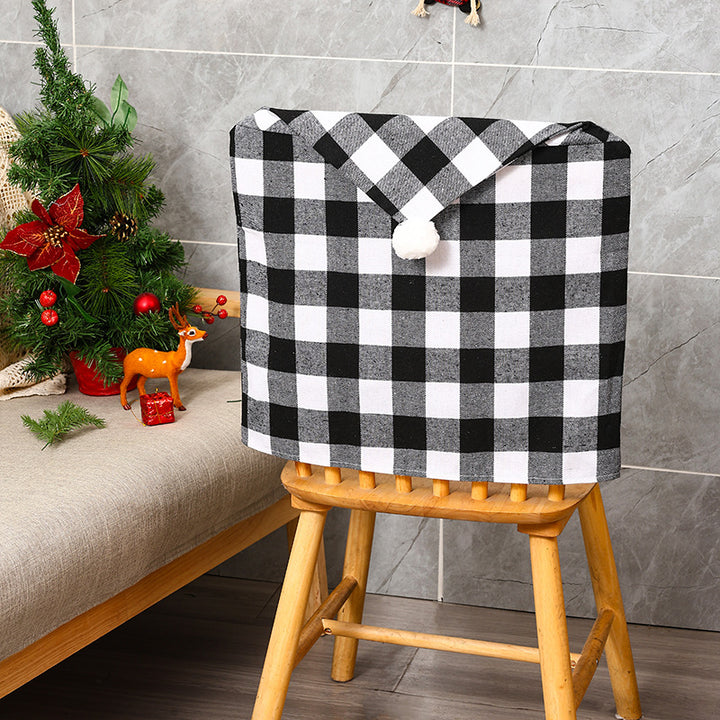 Festliche Stuhlhusse im Weihnachtsdesign Karnz