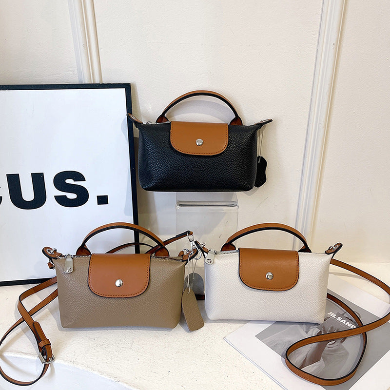 Chic Texturierte Mini-Handtasche Karnz