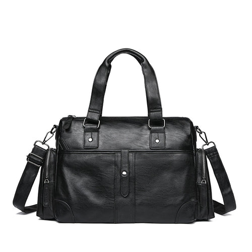 Premium Leder Reis Duffel Tasche Karnz